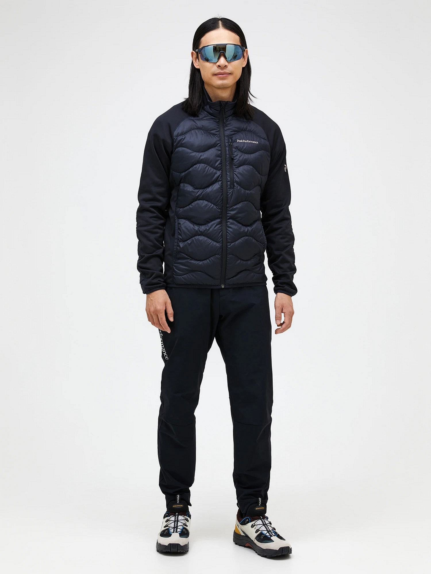 Helium Down Hybrid Jacket Men Slim Fit - S / BLACK